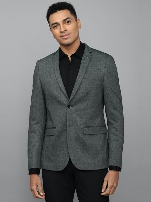 allen-solly-grey-slim-fit-texture-blazer