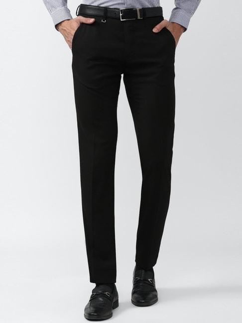 van-heusen-black-slim-fit-trousers