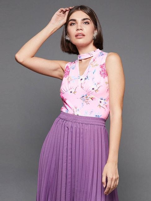miss-chase-pink-floral-print-top