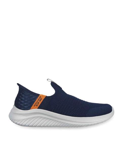 Skechers Boys ULTRA FLEX 3.0 - SMOOTH STEP Navy Casual Sneakers