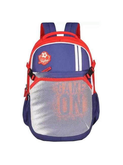 skybags-35-ltrs-navy-&-red-medium-backpack