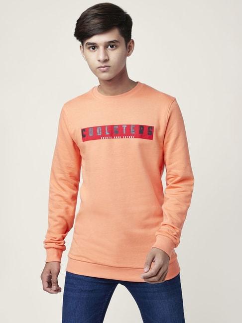 coolsters-by-pantaloons-kids-peach-cotton-printed-full-sleeves-sweatshirt