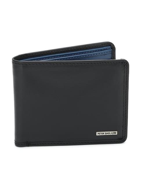 peter-england-black-&-navy-leather-bi-fold-wallet-for-men