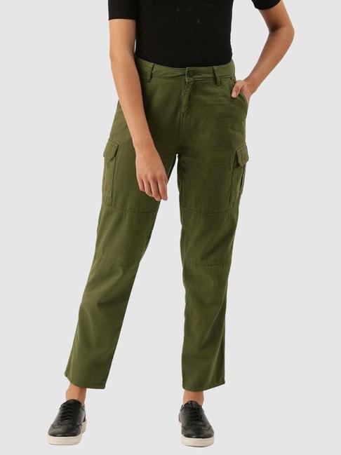 ivoc-olive-cotton-regular-fit-mid-rise-trousers