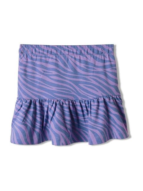The Souled Store Kids Purple Cotton Printed Lion King Skirt