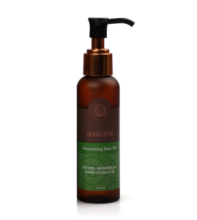 Soultree Nourishing Hair Oil with Methika, Bhringraj & Virgin Coconut - 120 ml