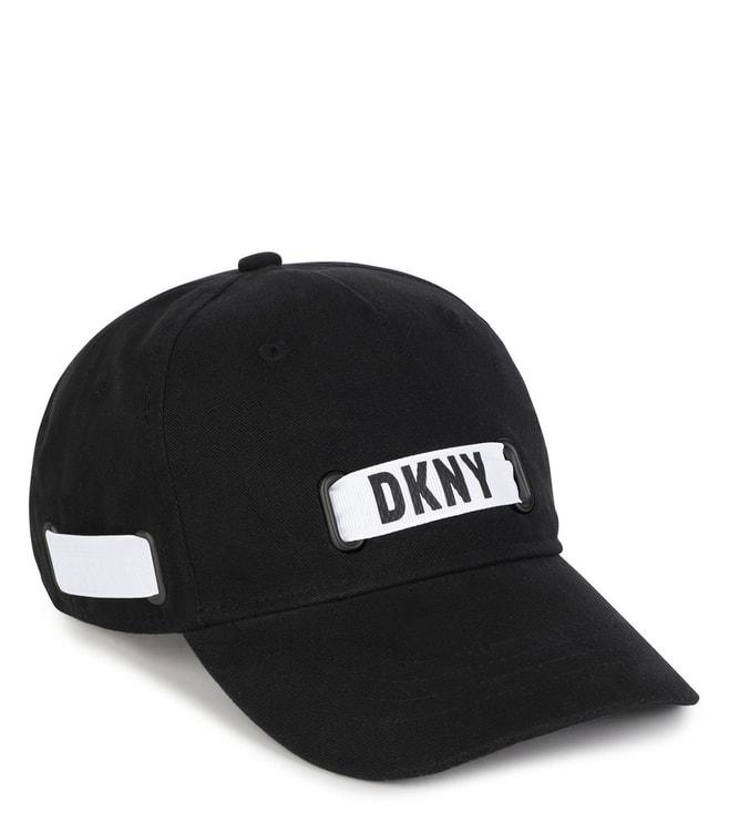 Dkny Kids Black Logo Baseball Cap (M)
