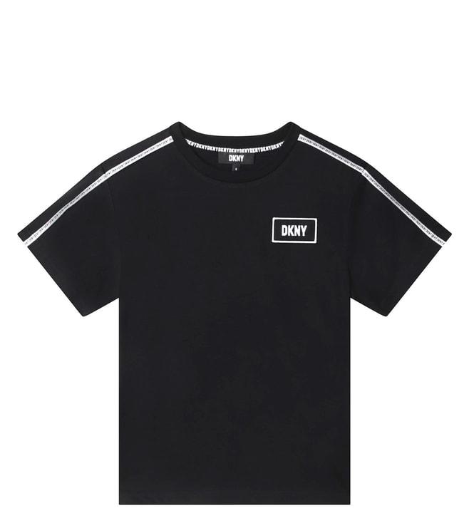 Dkny Kids Black Regular Fit T-Shirt