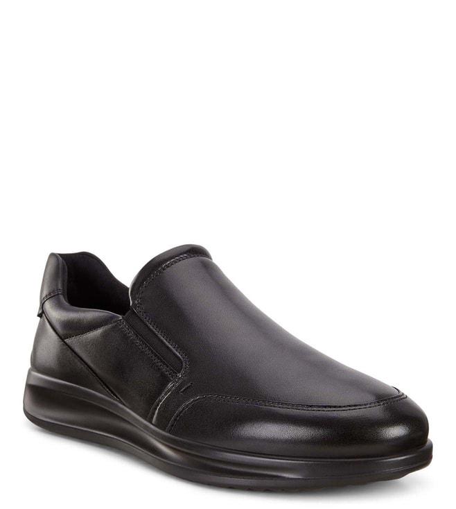 ecco-men's-aquet-black-formal-slip-on-shoes