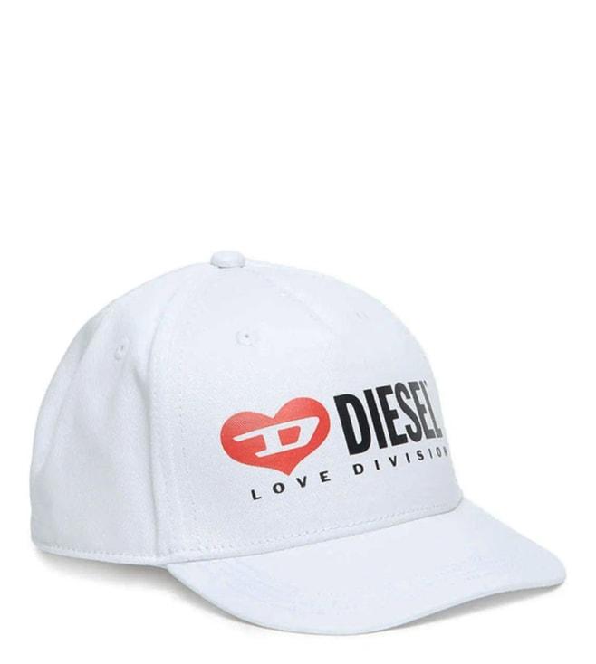 Diesel Kids White Logo Unisex Baseball Cap (13-16 Years)