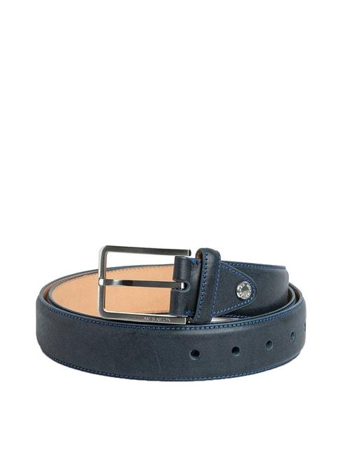 james-aston-navy-leather-waist-belt-for-men