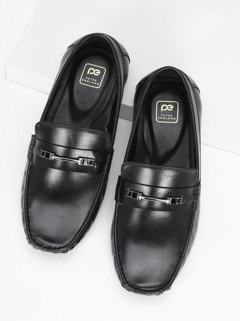 peter-england-men's-black-formal-loafers