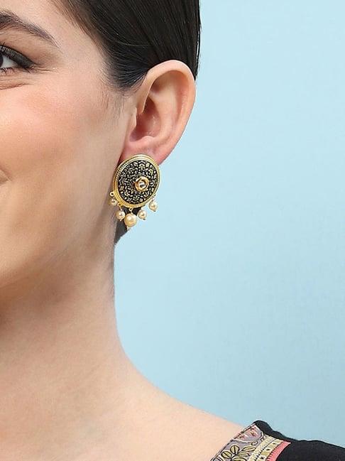 biba-black-brass-stud-earrings