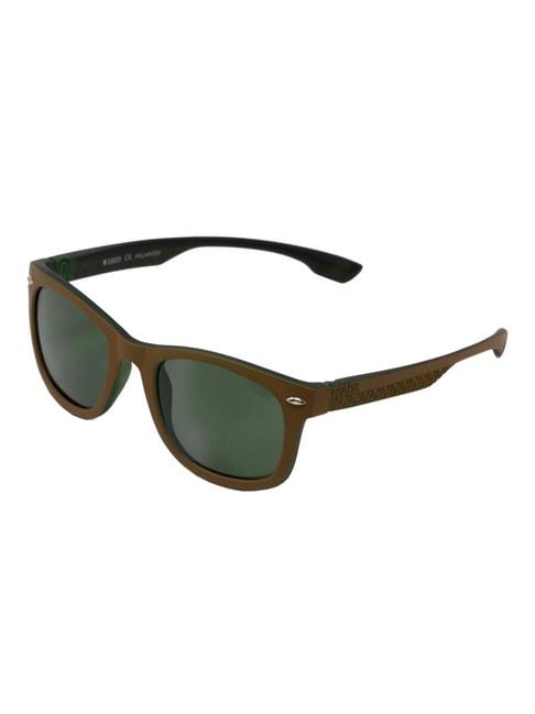 Enrico Eyewear Green Wayfarer Sunglasses for Men