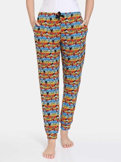 Zivame Multicolor Printed Lounge Pants
