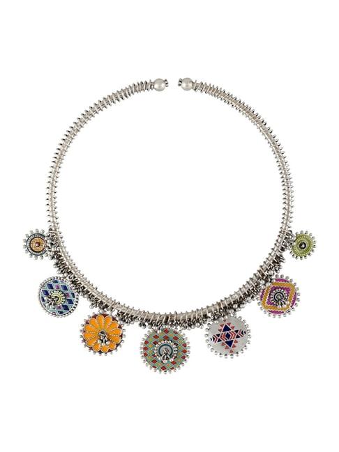 tribe-amrapali-92.5-sterling-silver-ghungroo-hasli-choker-necklace-for-women