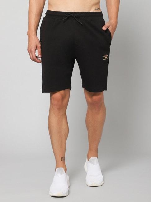 cantabil-black-cotton-regular-fit-bermuda-shorts