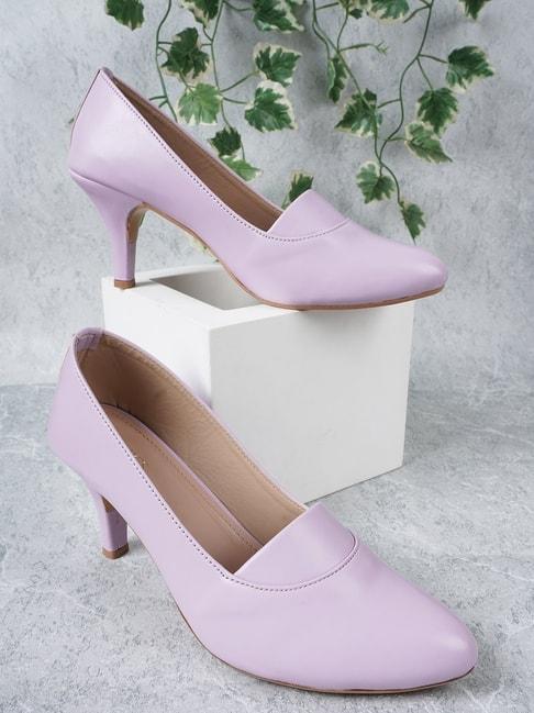 Iconics Women's Lavender Stiletto Pumps
