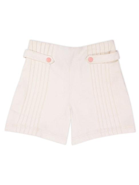 Cutecumber Kids White Striped Shorts