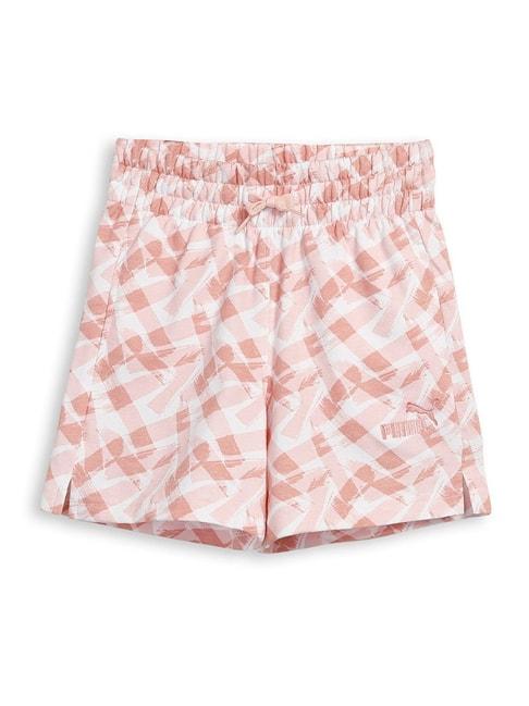 puma-kids-aop-rose-dust-pink-cotton-printed-shorts