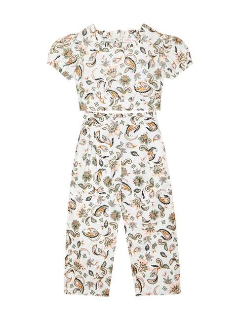 Budding Bees Kids Multicolor Cotton Printed Top Set