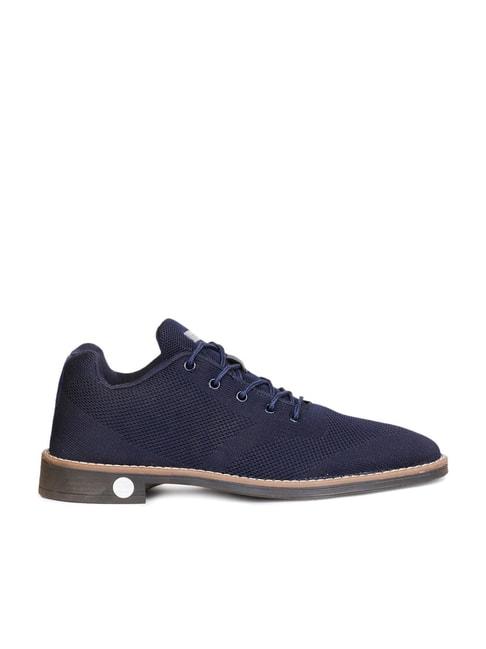 Columbus Men's Navy Oxford Shoes