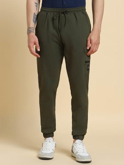 high-star-olive-regular-fit-stretchable-cargo-pockets-jogger-pants