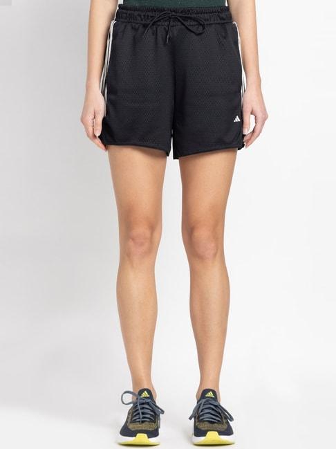 adidas Black Striped Basketball Shorts