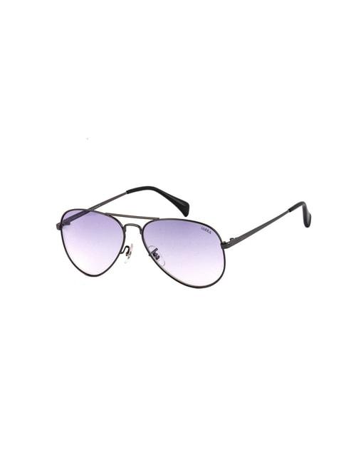 IARRA Purple Aviator Unisex Sunglasses