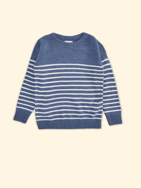 pantaloons-baby-kids-blue-striped-full-sleeves-sweater