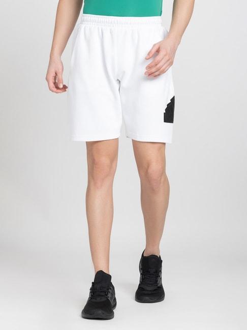 adidas White Regular Fit Future Icons Badge Sports Shorts