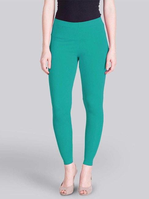 lyra-aqua-green-cotton-ankle-length-leggings