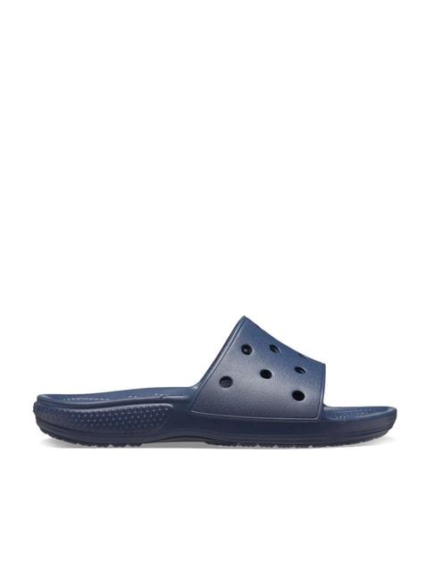 crocs-men's-classic-navy-slides
