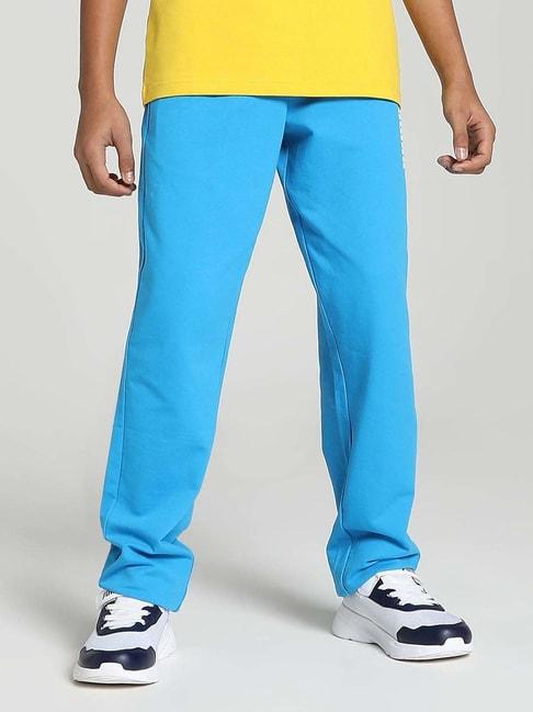 puma-kids-ocean-blue-cotton-logo-trackpants