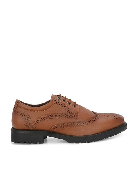 Alberto Torresi Men's Tan Brogue Shoes
