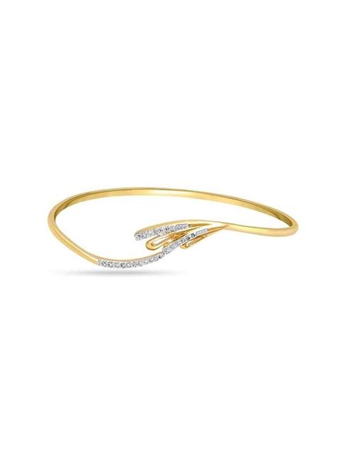 mia-by-tanishq-nature's-finest-14k-yellow-gold-glimmering-harmony-diamond-classic-bangle