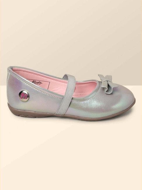 Kidsville Grey & Pink Mary Jane Shoes