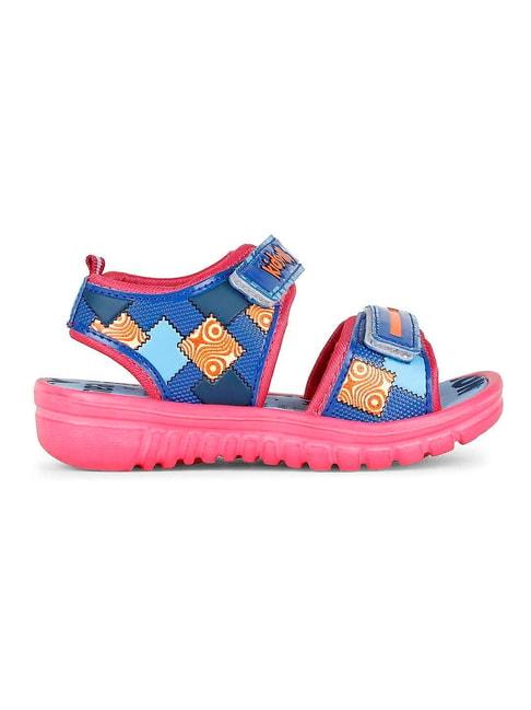 Kidsville Blue & Pink Floater Sandals