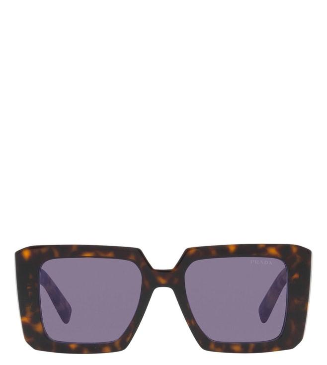 Prada Symbole 0PR23YS2AU05Q51 CATWALK 100% UV Protected Square Sunglasses for Women