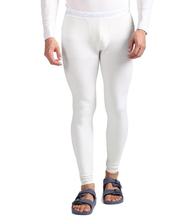 Calvin Klein White Logo Regular Fit Sleepwear Bottoms