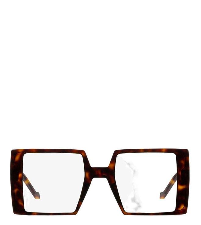 Vava Eyewear WL0017 Brown Square Eyewear Frames for Men