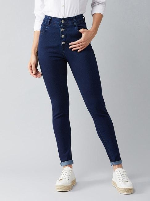dolce-crudo-navy-high-rise-jeans