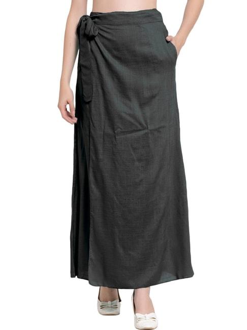 PATRORNA Black Maxi Skirt