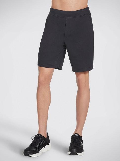 skechers-black-comfort-fit-shorts