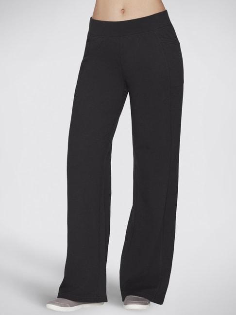 skechers-black-mid-rise-pants