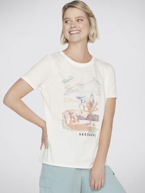 skechers-cream-graphic-print-t-shirt