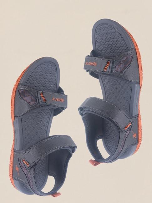 sparx-men's-grey-floater-sandals