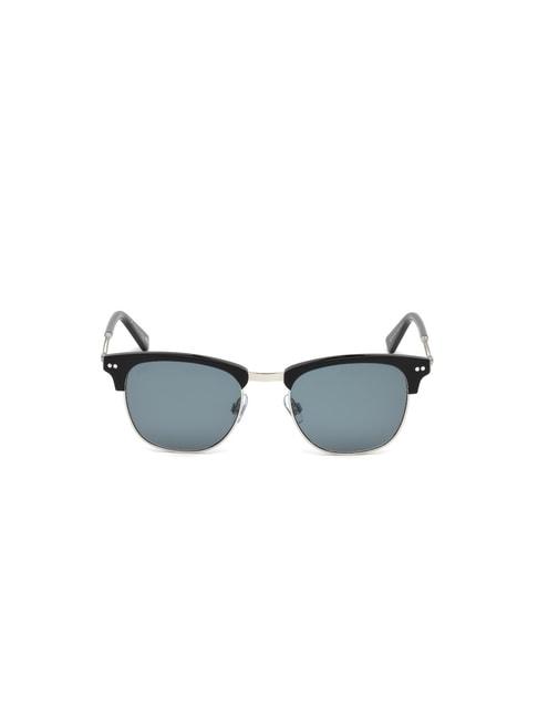 WEB EYEWEAR Blue Clubmaster Sunglasses for Men
