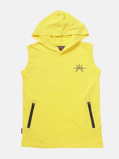 Gini & Jony Kids Yellow Solid Vest