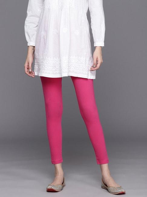 indo-era-pink-cotton-leggings
